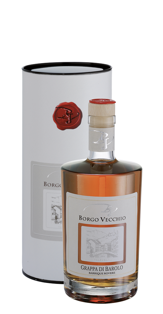 Grappa di Barolo Borgo ml 500 - Distilleria Rovere - Barrique Vecchio
